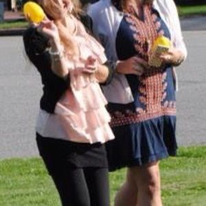 Light Pink Tiered Top